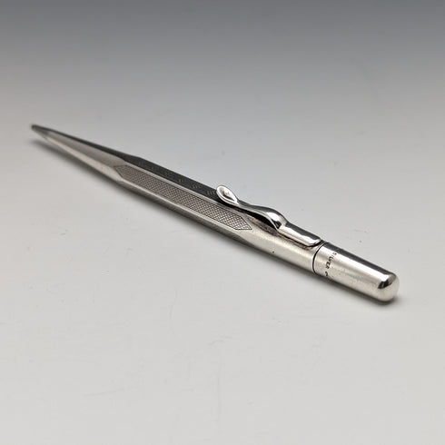 英國復古終身純銀自動鉛筆,附說明書